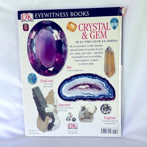 Eyewitness CRYSTAL & GEM BOOK Published in the USa in 2007. - Picture 3 of 9